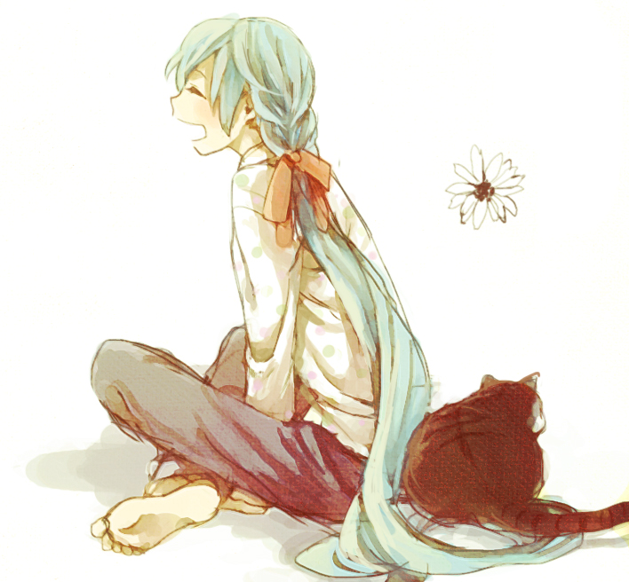 hatsune miku (vocaloid) drawn by iko_(i-my-16)