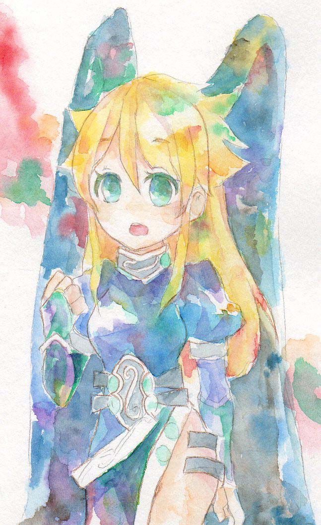 nina (breath of fire and 1 more) drawn by chibikurumi