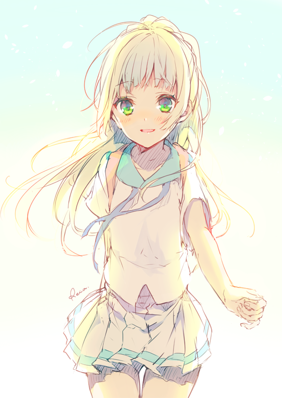 lillie (pokemon and 1 more) drawn by reia