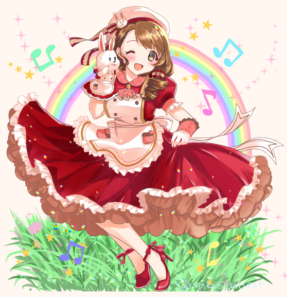 mochida arisa (idolmaster and 2 more) drawn by kurumi_rumi