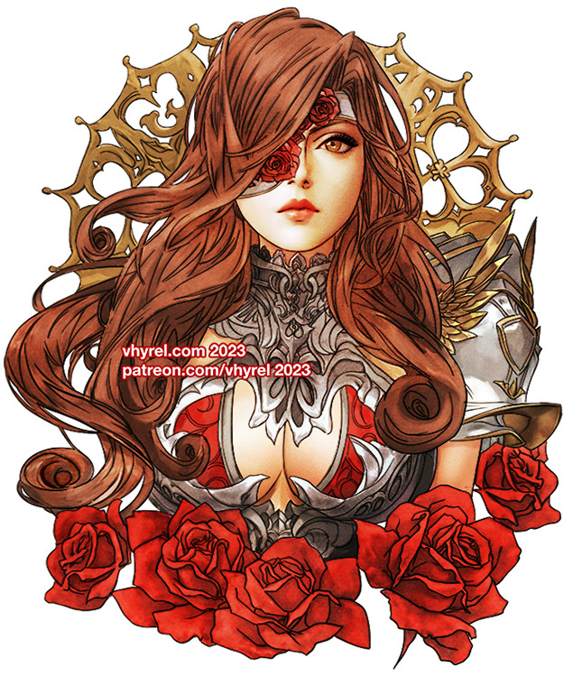 beatrix (final fantasy and 1 more) drawn by vhyrel