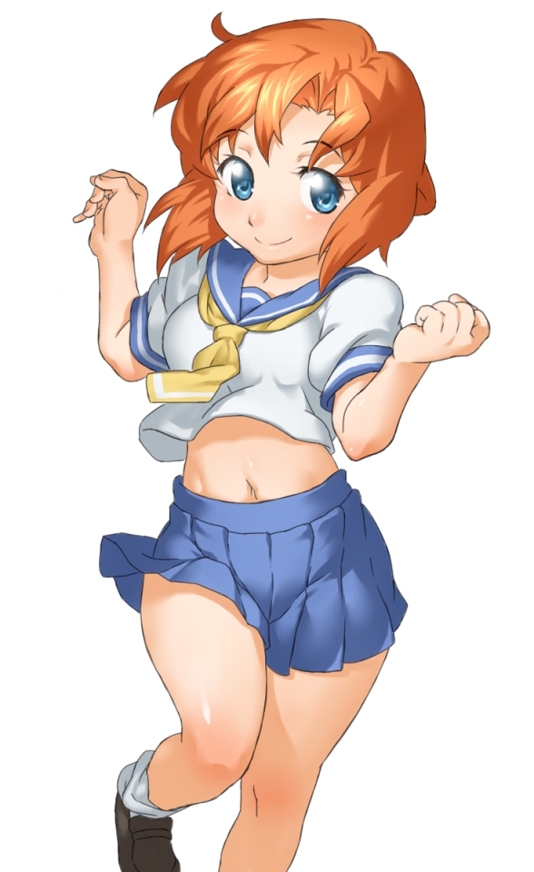 ryuuguu rena (higurashi no naku koro ni) drawn by onsoku_inu