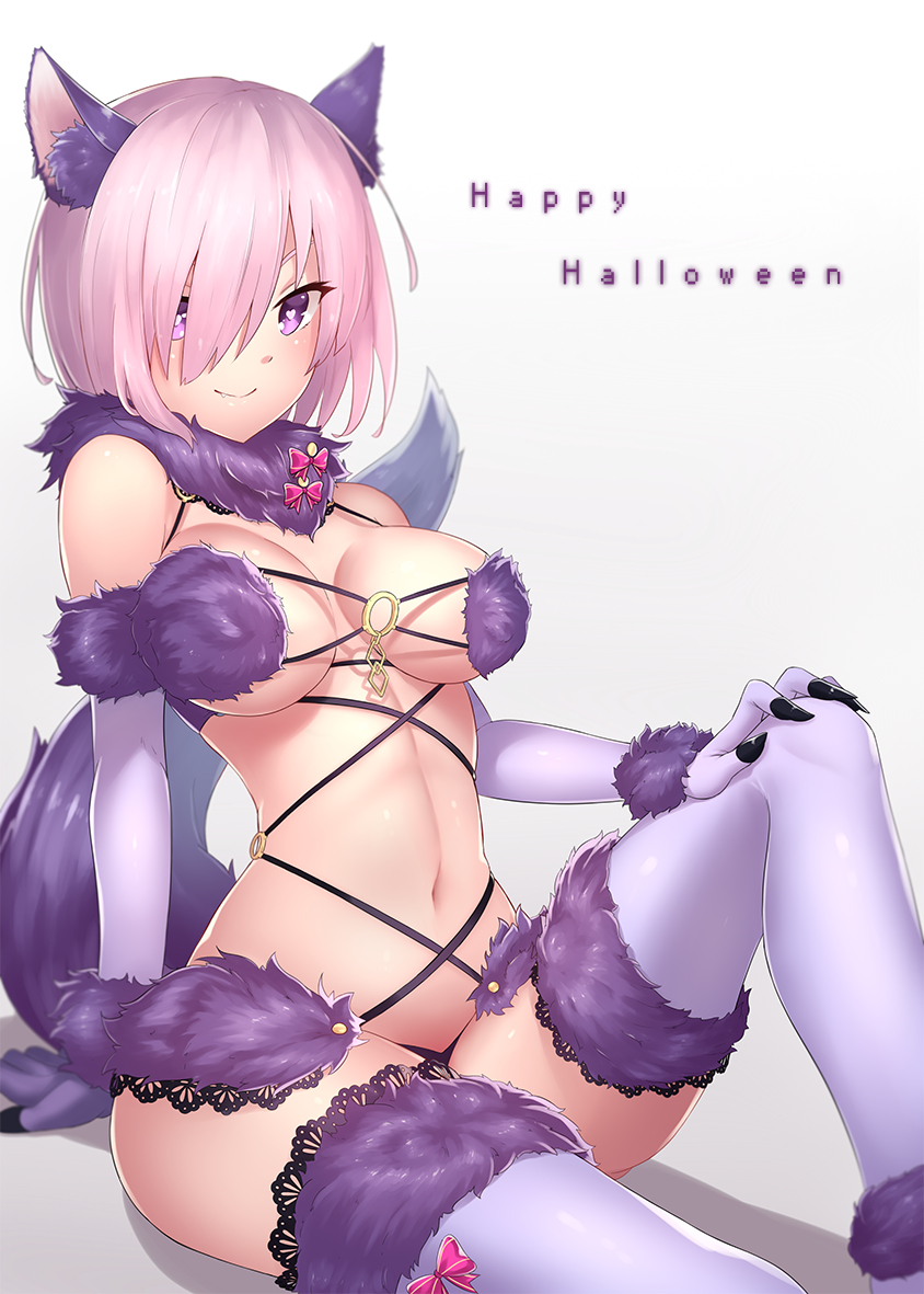 mash kyrielight (fate and 1 more) drawn by bu_li