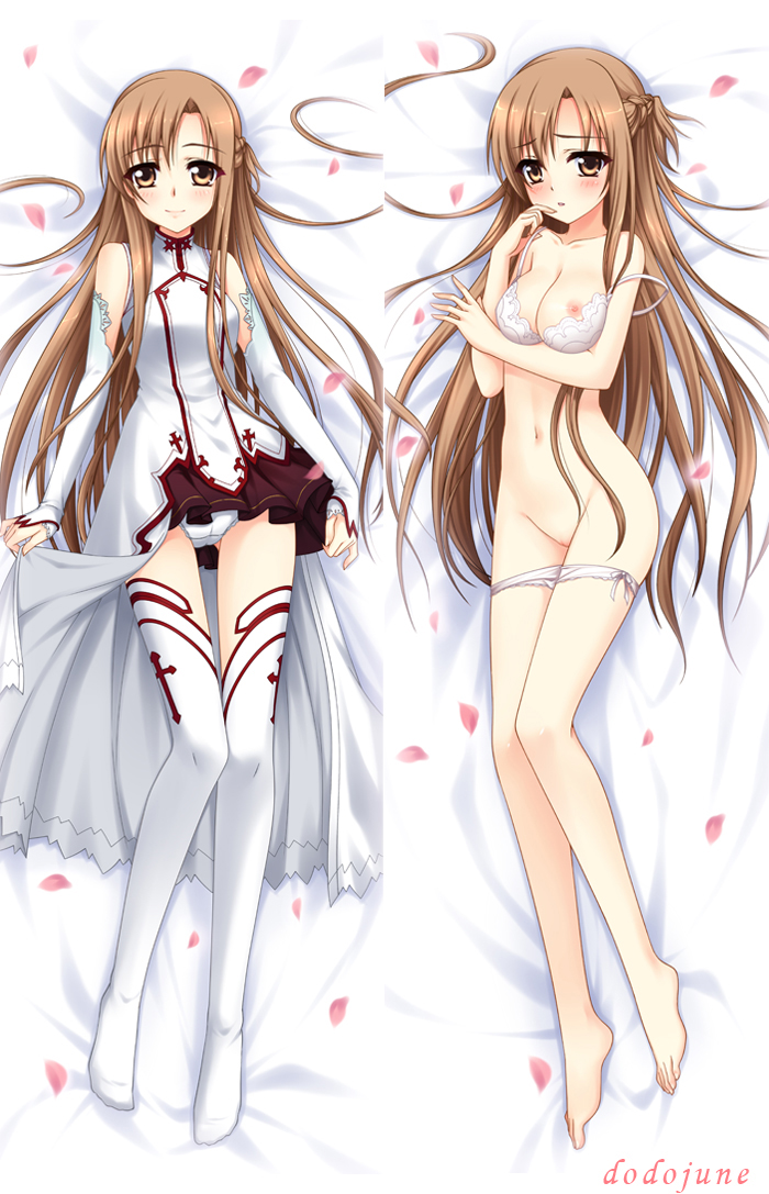 asuna (sword art online) drawn by dakemakura-koubou and dodojune