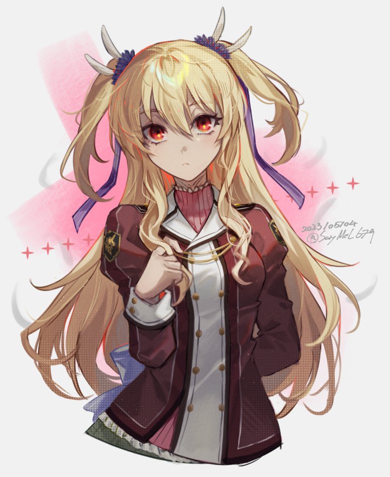 alisa reinford (eiyuu densetsu and 2 more) drawn by saymel679