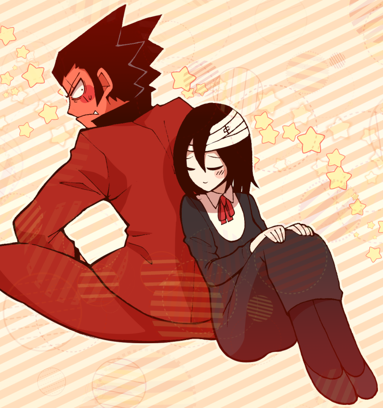 furio tigre and viola cadaverini (ace attorney and 1 more) drawn by minashirazu