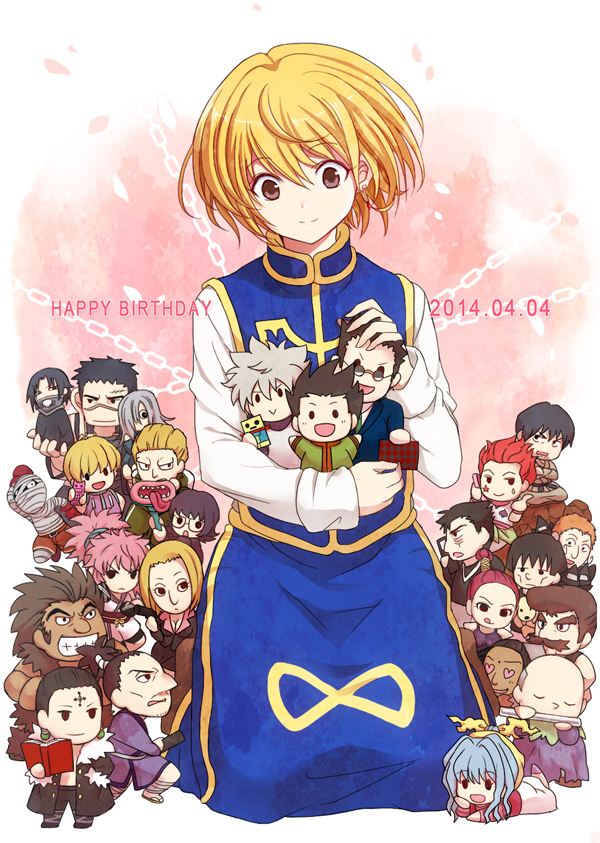 killua zoldyck, kurapika, gon freecss, hisoka morow, chrollo lucilfer, and 22 more (hunter x hunter) drawn by yukiji_tokiji