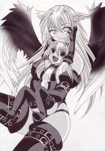 ultima (final fantasy and 1 more) drawn by hal_(goshujinomocha)