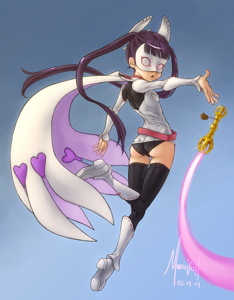 komadori renge and white robin (sekai seifuku: bouryaku no zvezda) drawn by madkoifish