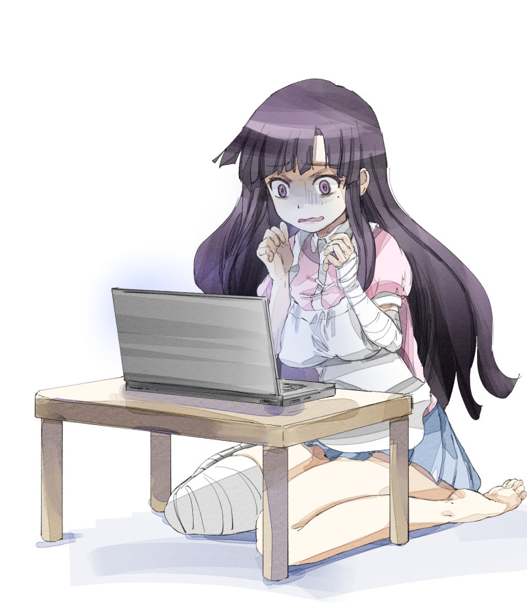 tsumiki mikan (danganronpa and 1 more) drawn by yohane