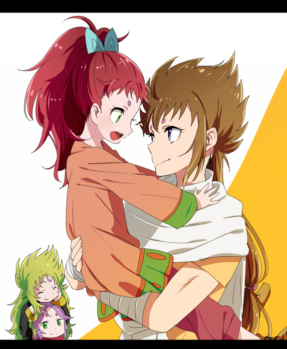 aries muu, aries shion, kiki, and raki (saint seiya and 1 more) drawn by sukoyaka_(100hituzi)