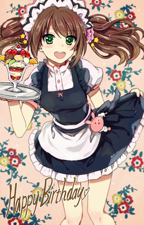 mizushima saki (idolmaster and 1 more) drawn by hoshimaru_daichi