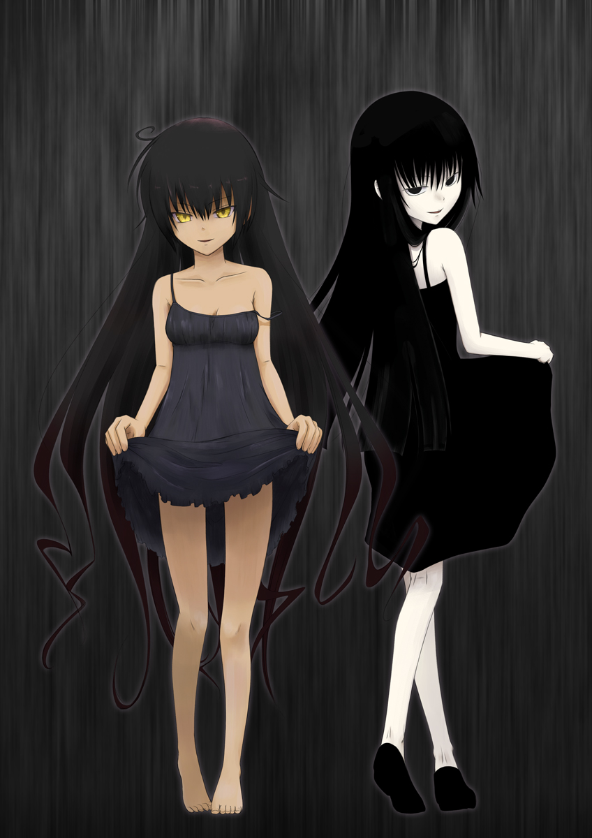 master nemesis and hagoromo gitsune (to love-ru and 2 more) drawn by lost_july