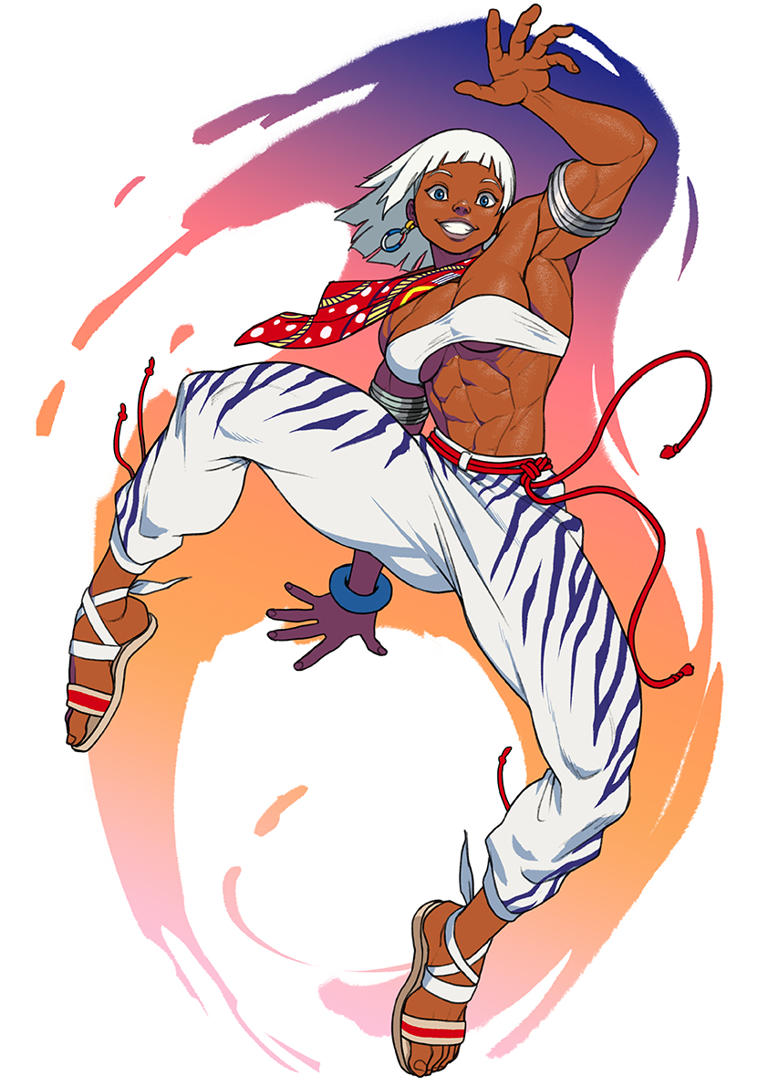 elena (street fighter and 1 more) drawn by pokkuti