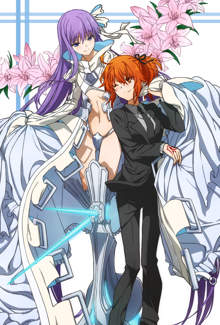 fujimaru ritsuka and meltryllis (fate and 3 more) drawn by oiun