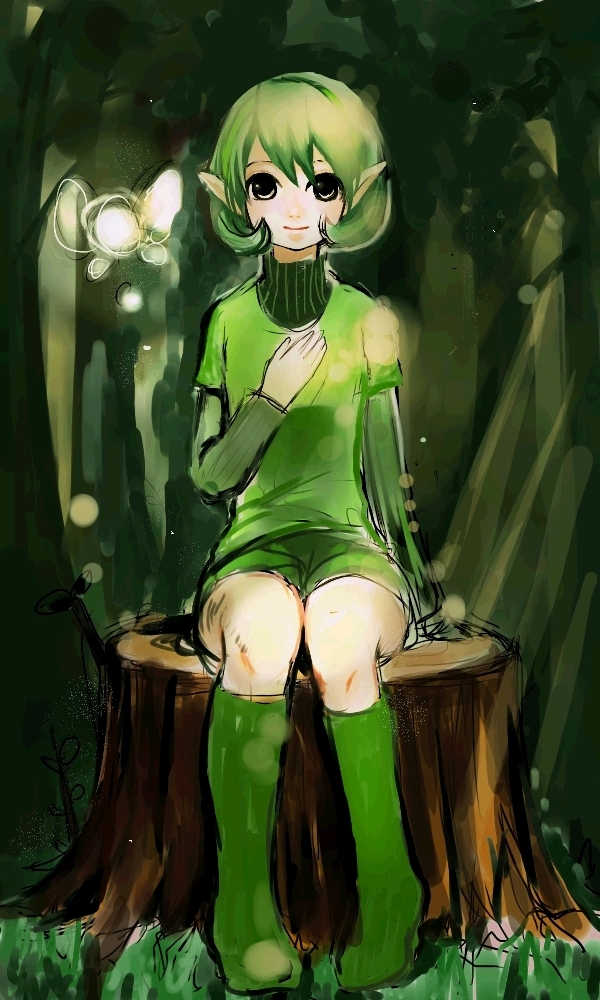 saria (the legend of zelda and 1 more) drawn by chatoran