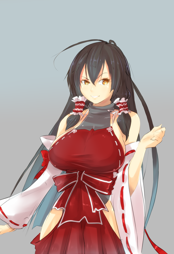 sendai hakurei no miko (original and 2 more) drawn by magister