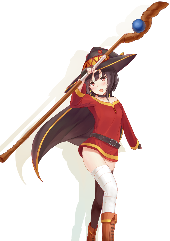 megumin (kono subarashii sekai ni shukufuku wo!) drawn by arapi