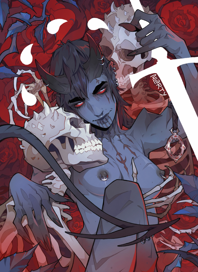 the dark urge and marrow (original and 3 more) drawn by mlarty_art