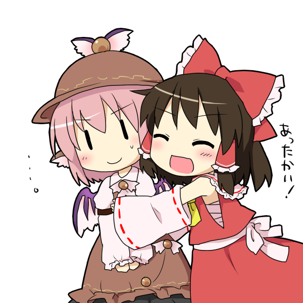 hakurei reimu and mystia lorelei (touhou) drawn by yamabuki_(yusuraume)