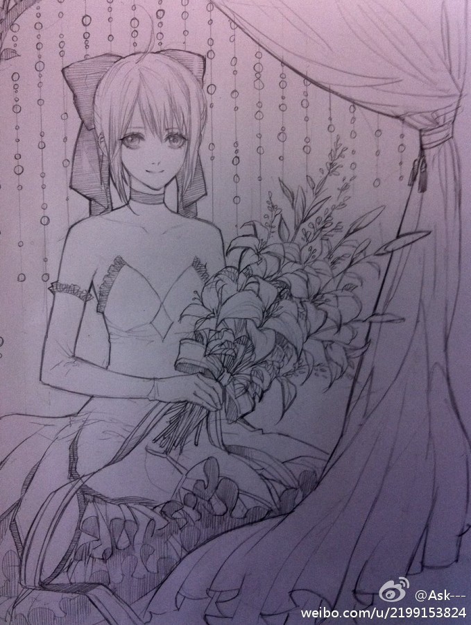 artoria pendragon and saber (fate and 1 more) drawn by ask_(askzy)