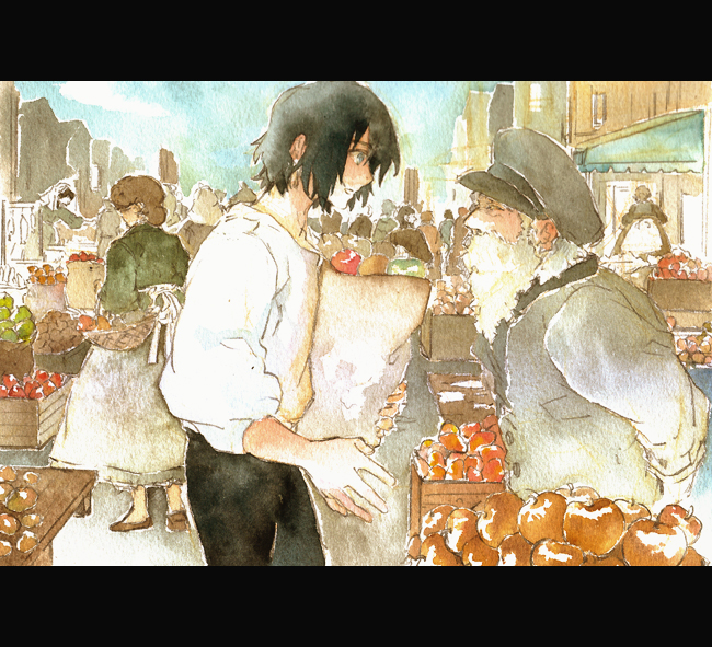 howl pendragon (howl no ugoku shiro) drawn by masso