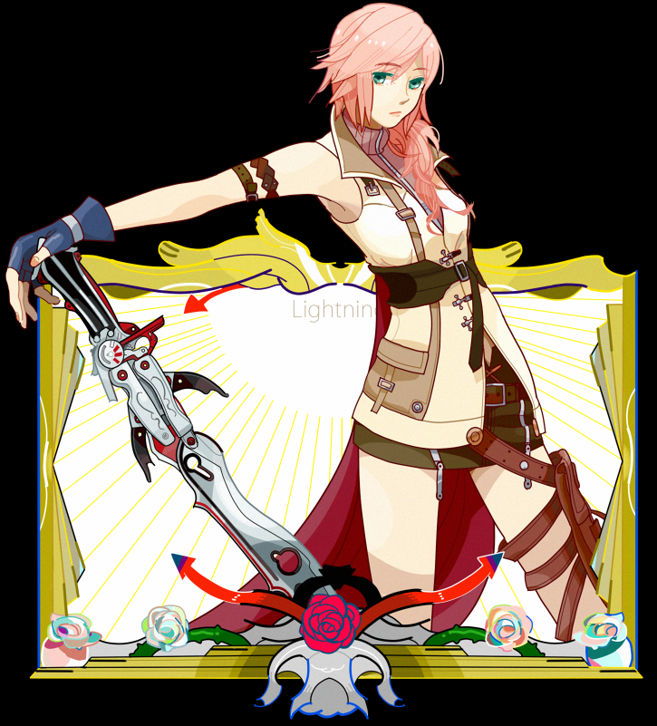 lightning farron (final fantasy and 1 more) drawn by yamamoto_chihisuke