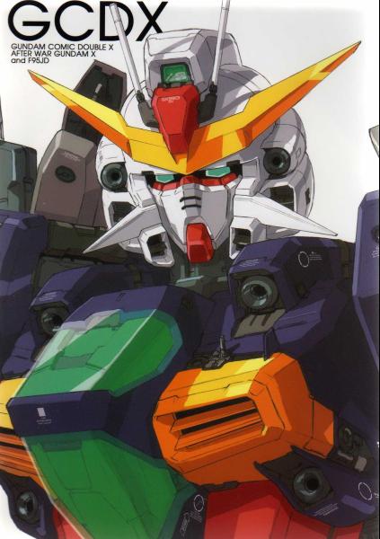 gundam double x (gundam and 1 more) drawn by yanase_takayuki