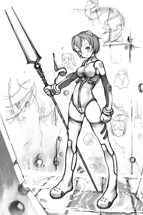 ayanami rei (neon genesis evangelion) drawn by neyuki_rei
