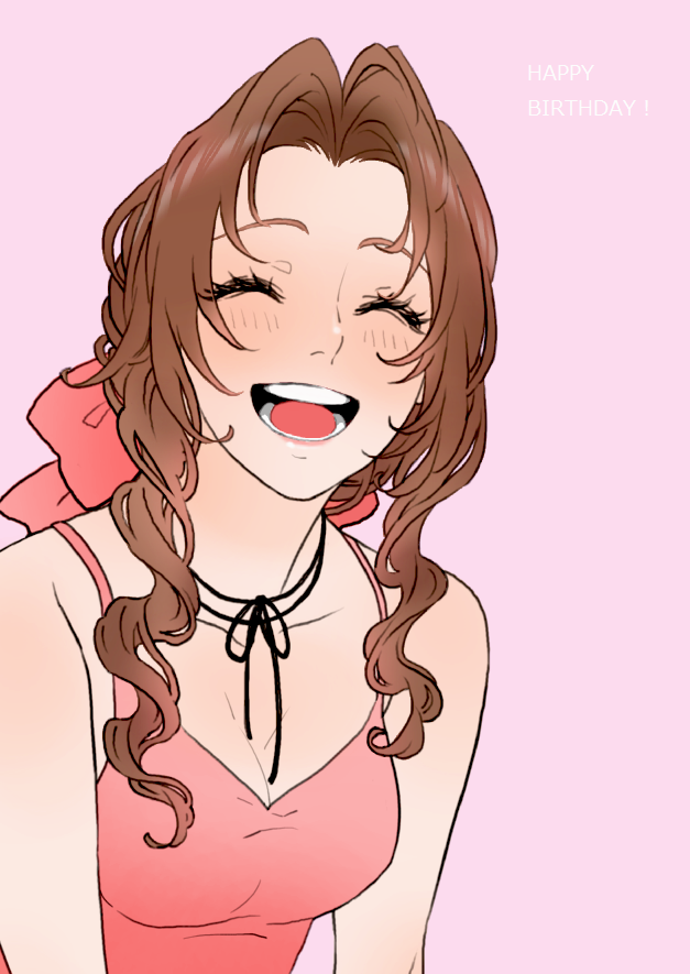 aerith gainsborough (final fantasy and 1 more) drawn by rui_sen