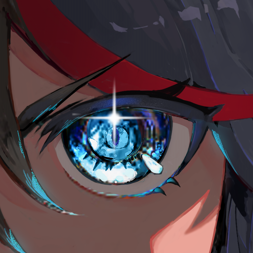 matoi ryuuko (kill la kill) drawn by omotxy