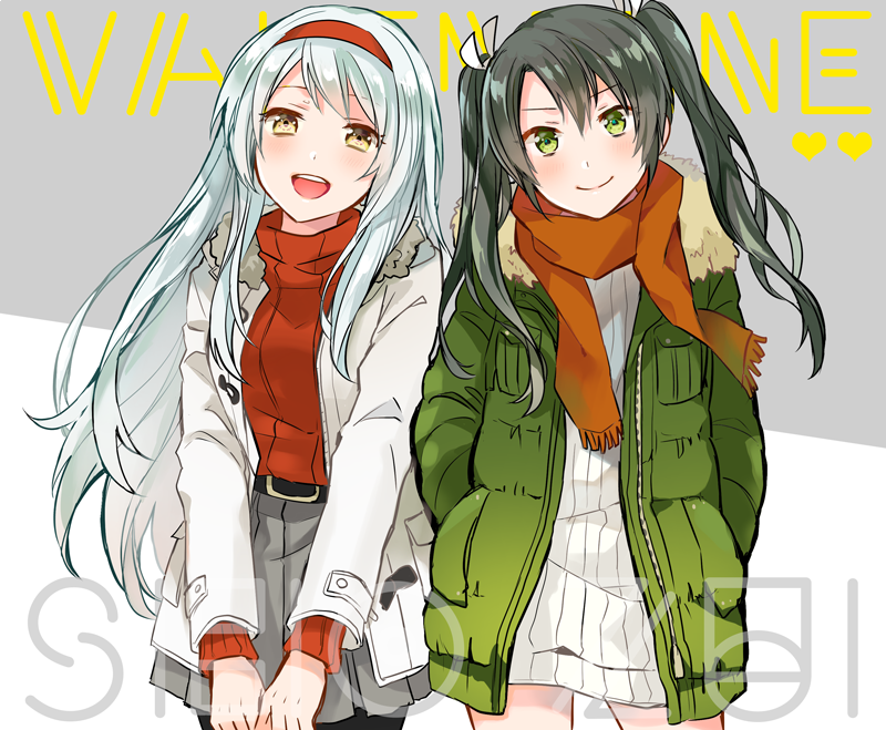 zuikaku and shoukaku (kantai collection) drawn by anbutter_siruko