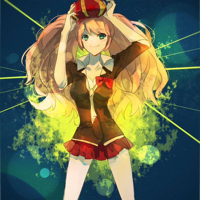 enoshima junko (danganronpa and 1 more) drawn by pabby
