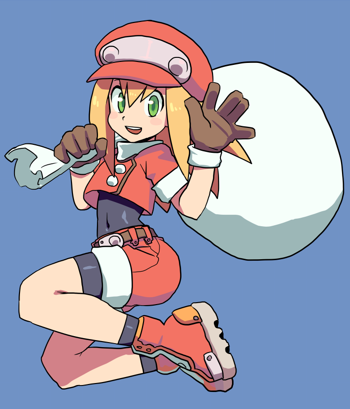roll caskett (mega man and 1 more) drawn by muu_(mumumer)