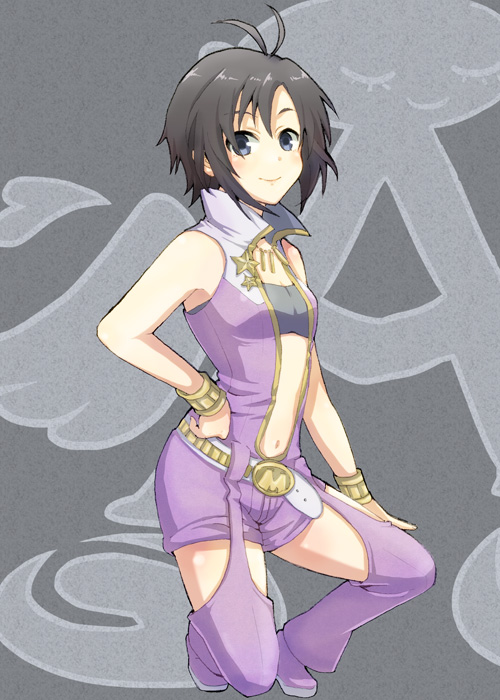 kikuchi makoto (idolmaster and 1 more) drawn by courreges_ace