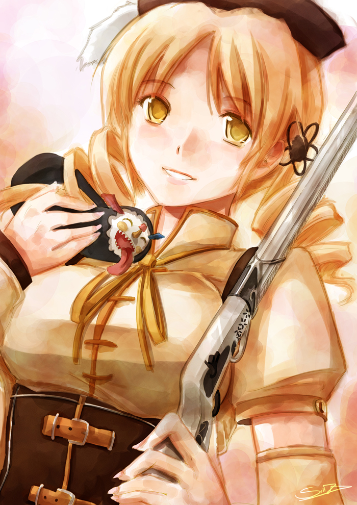 tomoe mami (mahou shoujo madoka magica) drawn by sinzire