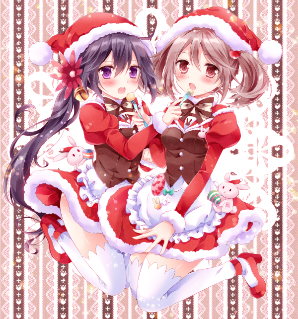 akebono and sazanami (kantai collection) drawn by nogi_takayoshi
