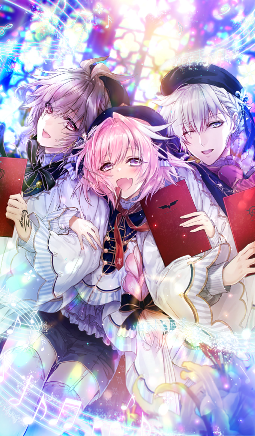 astolfo, charles-henri sanson, and sieg (fate and 1 more) drawn by matori_(penguin_batake)