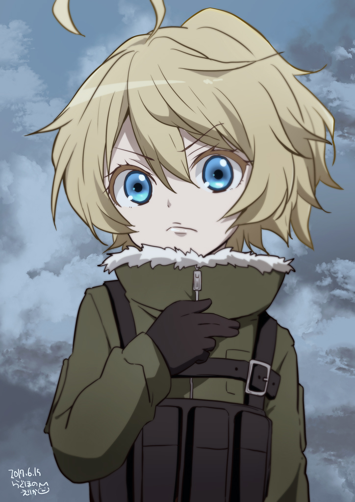 tanya degurechaff (youjo senki) drawn by ragho_no_erika