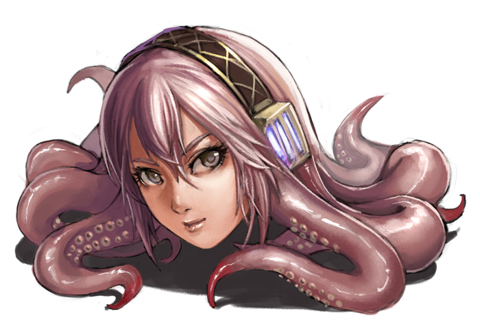 megurine luka and takoluka (vocaloid) drawn by lieqi_hun