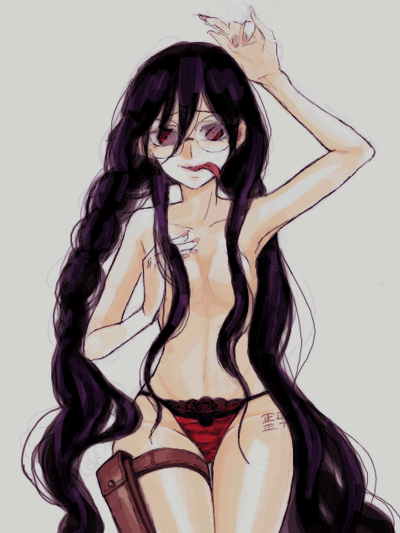 fukawa toko and genocider shou (danganronpa and 1 more) drawn by anz_(irohaaiuta)