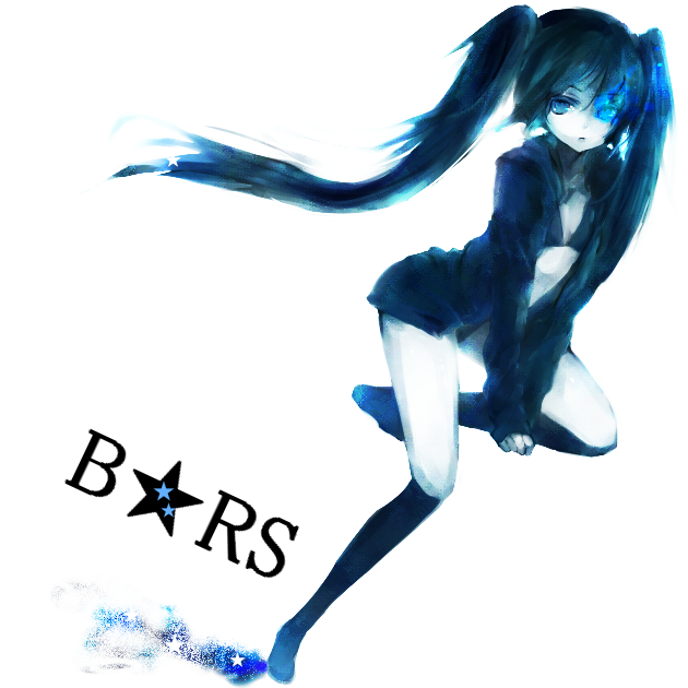 black rock shooter (black rock shooter) drawn by nora_bo