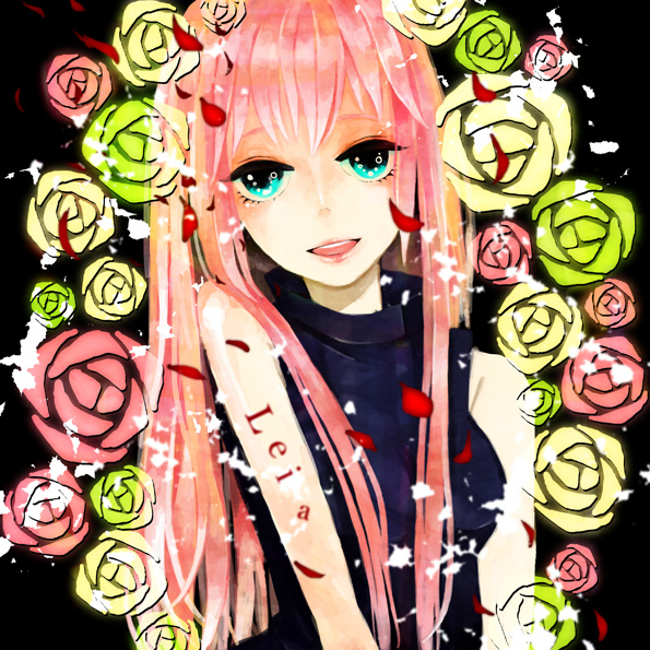 megurine luka (vocaloid and 1 more) drawn by misora_goto
