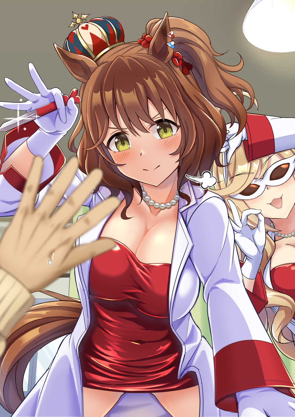 trainer, aston machan, anshinzawa sasami, inoue kikuko, and inoue honoka  (umamusume) drawn by zenrakishi | Danbooru