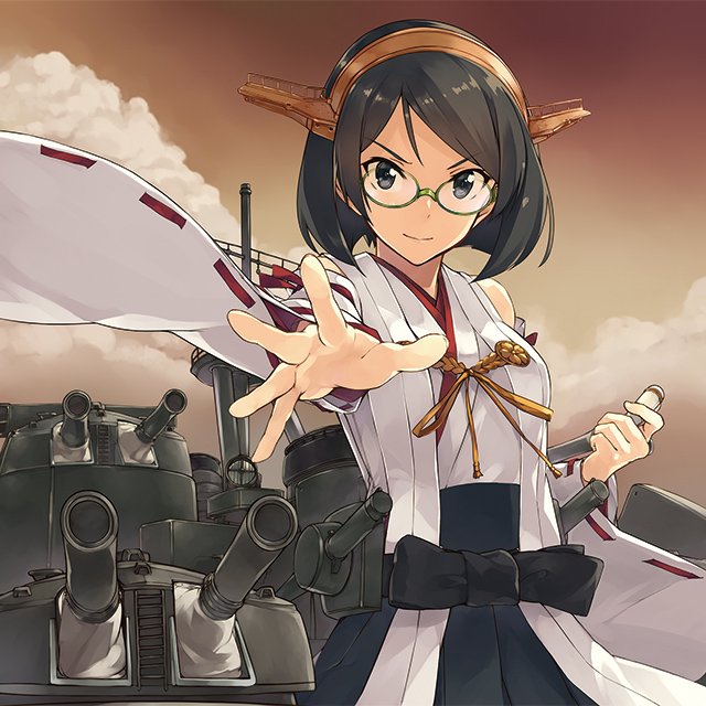 kirishima and kirishima kai ni (kantai collection) drawn by konishi_(koconatu)