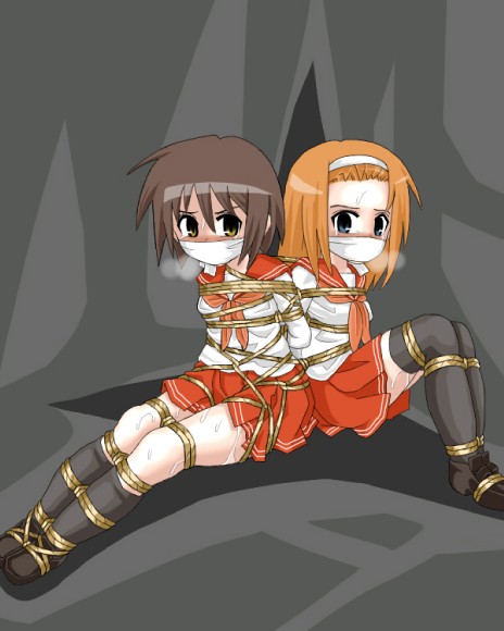 kusakabe misao and minegishi ayano (lucky star) drawn by lilish