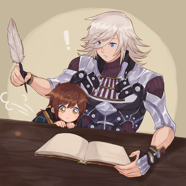 lora and jin (xenoblade chronicles and 2 more) drawn by asagi1111