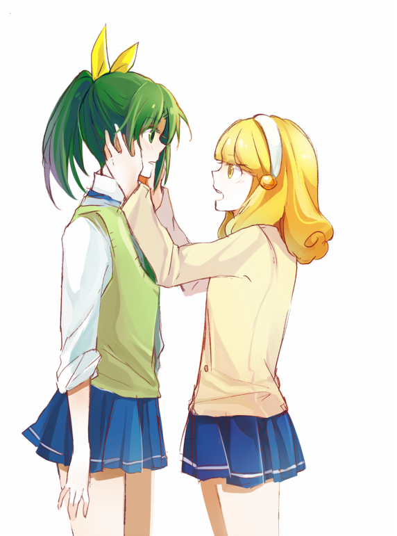 midorikawa nao and kise yayoi (precure and 1 more) drawn by kazhi