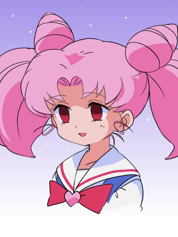 chibi usa (bishoujo senshi sailor moon) drawn by hitsugi_mc