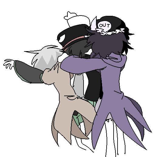 enraku tsubakura, houlen yabusame, and shitodo kuroji (len'en) drawn by ling_s